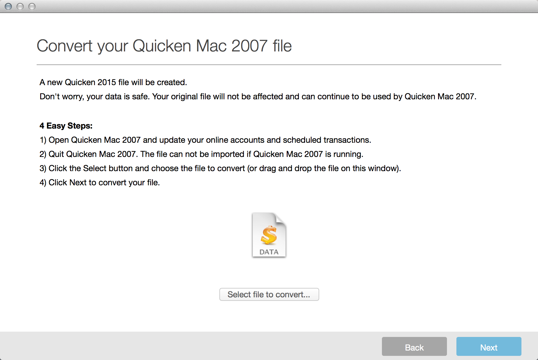 new quicken id for mac